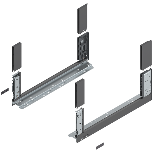 Царга "C" Legrabox FREE 500мм (загл., Boxc., инстр.) орион серый, R+L 780C5002S