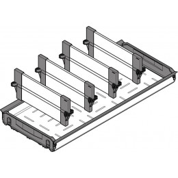 ORGA-LINE для TBX intivo, бутылочница 300/500мм, нерж. ZFL.30BFI6