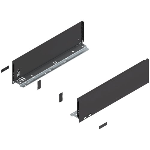 Царга "K" Legrabox 450мм, 770K4502S терра черный, R+L, с заглушками