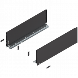 Царга "C" Legrabox 550мм, 770C5502S терра черный, R+L, с заглушками
