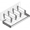 ORGA-LINE, бутылочница для ящика с высоким фасадом (400х500), сер. ZFI.30BZS6N