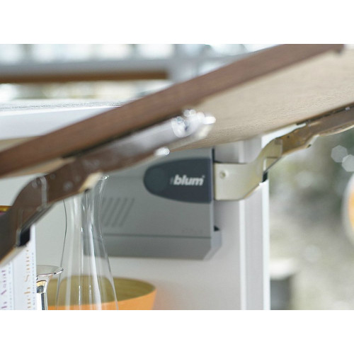 AVENTOS HK, заглушка малая овальная с лого, серая, прав. 20K9001.BL