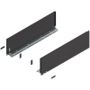 Царга "C" Legrabox 600мм, 770C6002S терра черный, R+L, с заглушками