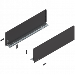 Царга "C" Legrabox 600мм, 770C6002S терра черный, R+L, с заглушками