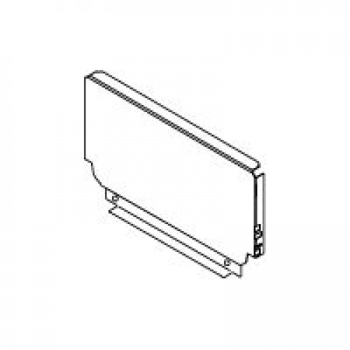 TANDEMBOX, задняя стенка В 160/400мм, серая