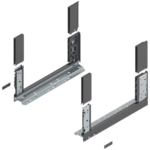 Царга "C" Legrabox FREE 400мм (загл., Boxc., инстр.) орион серый, R+L 780C4002S