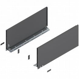 Царга "F" Legrabox 550мм, 770F5502S орион серая., R+L, с заглушками