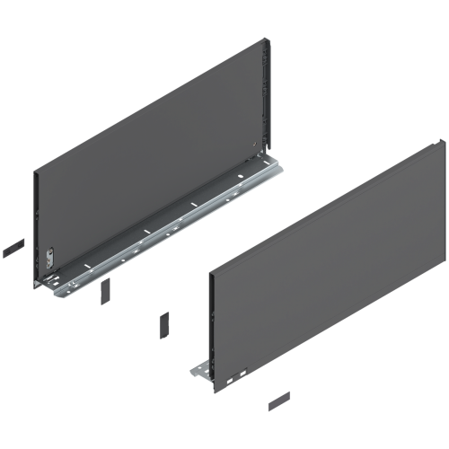Царга "F" Legrabox 550мм, 770F5502S орион серая., R+L, с заглушками