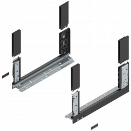Царга "C" Legrabox FREE 400мм (загл., Boxc., инстр.) терра черный, R+L 780C4002S