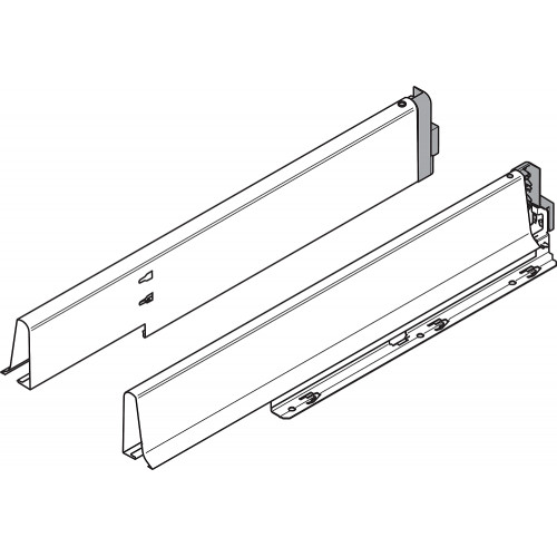 TANDEMBOX, царги М 83/450 для ящика под мойку, серые, комплект