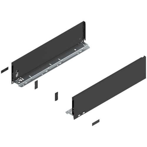 Царга "K" Legrabox 500мм, 770K5002S терра черный, R+L, с заглушками
