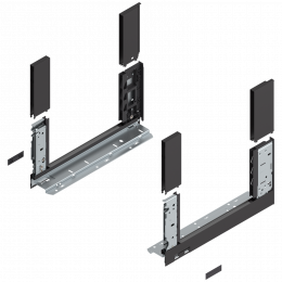Царга "C" Legrabox FREE 350мм (загл., Boxc., инстр.) терра черный, R+L 780C3502S