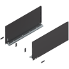 Царга "F" Legrabox 550мм, 770F5502S терра черный, R+L, с заглушками