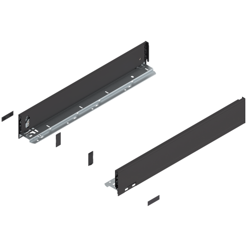 Царга "M" Legrabox 550мм, 770M5502S терра-черный, R+L, с заглушками